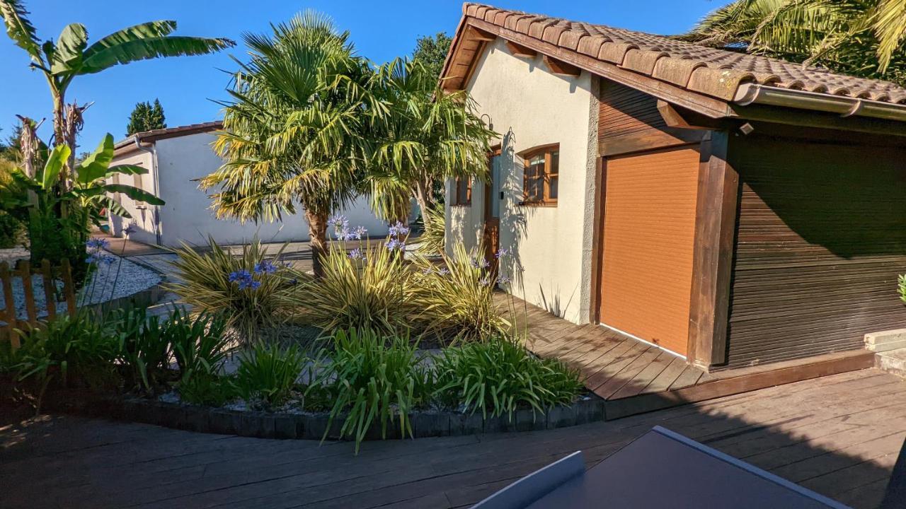Guest House Au Milieu Des Palmiers Saint-Martin-de-Seignanx المظهر الخارجي الصورة